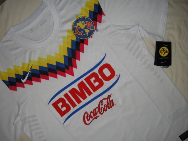 13/14 Club America Aguilas Away White Soccer Jersey Shirt - Click Image to Close
